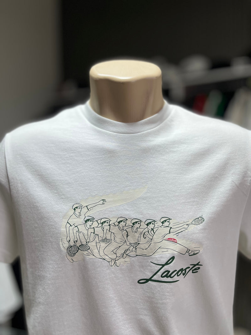 CAMISETA RENÉ LACOSTE PRINT TENNIS HERITAGE