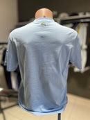 CAMISETA LACOSTE EM ALGODÃO COM ESTAMPA QUADRA DE TENNIS