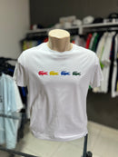 CAMISETA LACOSTE WISH EDITION COM ESTAMPA CENTRALIZADA