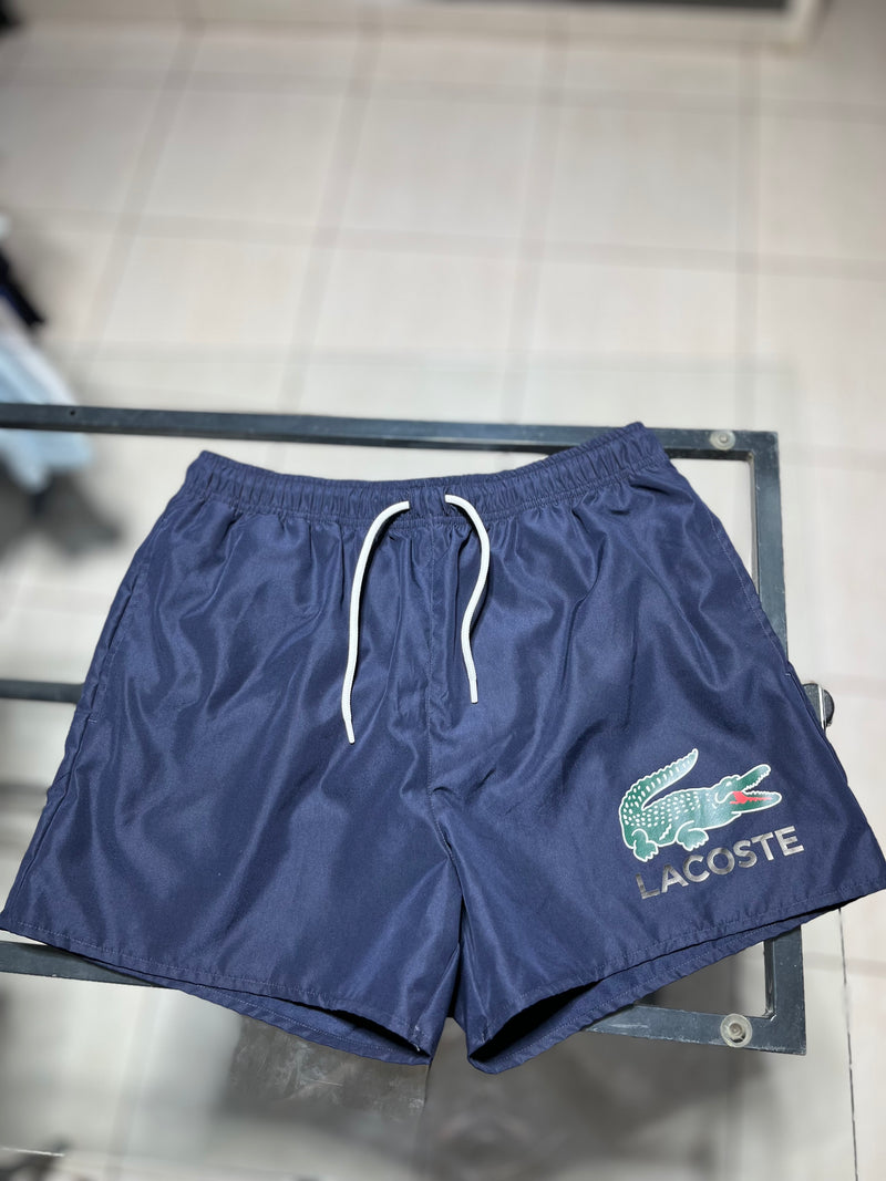 CALÇÃO LACOSTE DE BANHO MASCULINO DE POLIÉSTER COM ESTAMPA