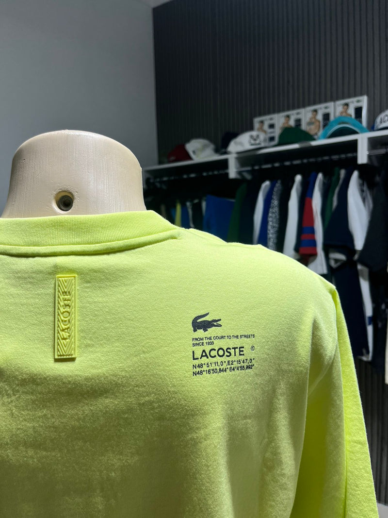 CAMISETA RELAXED FIT COM ESTAMPA DE RENE LACOSTE