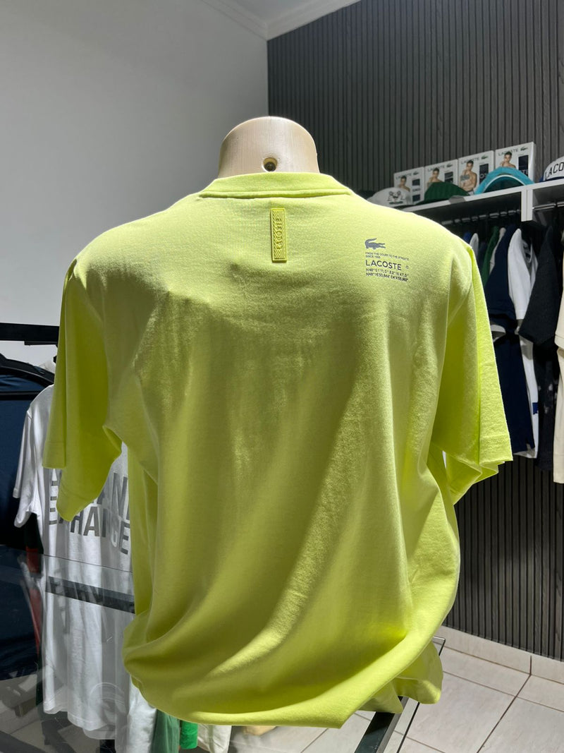 CAMISETA RELAXED FIT COM ESTAMPA DE RENE LACOSTE