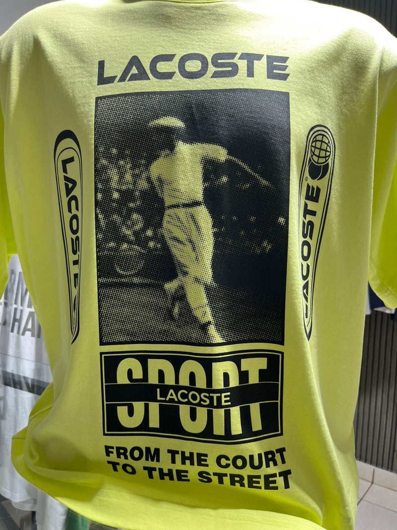 CAMISETA RELAXED FIT COM ESTAMPA DE RENE LACOSTE