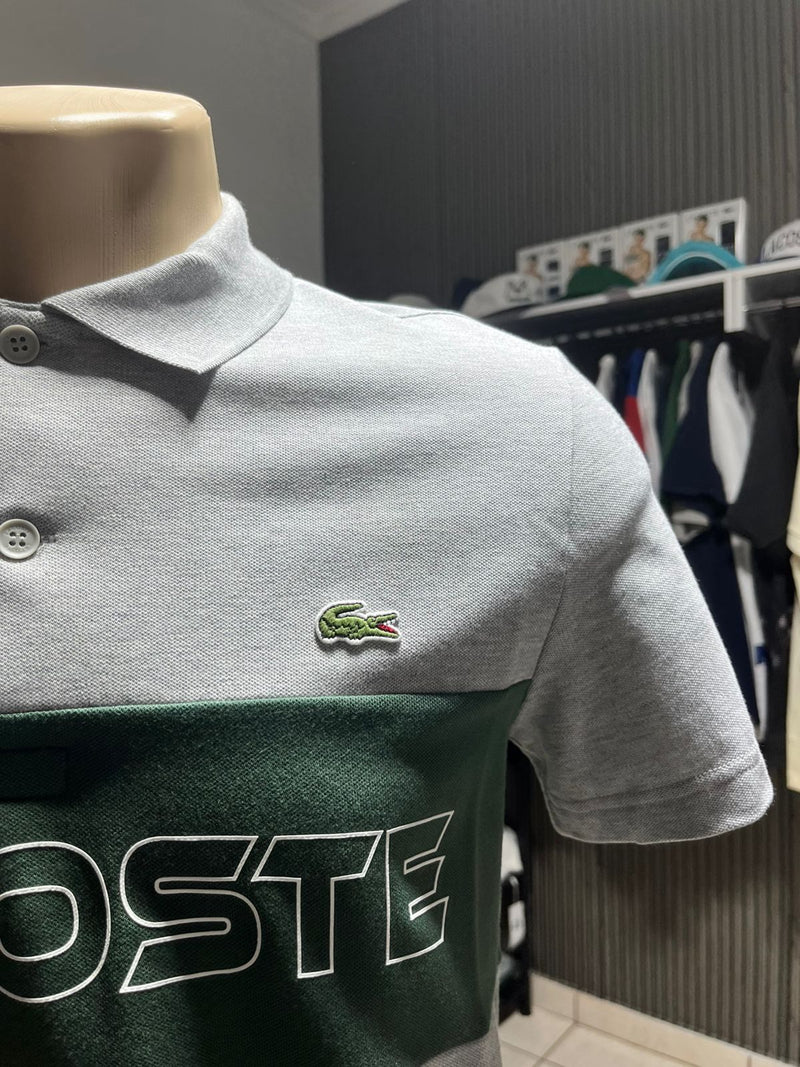 POLO LACOSTE LETREIRO